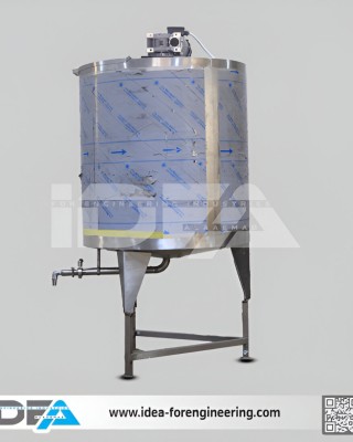 تنك استانلس سنجل 1000ليتر  - (Tank Single 1000L-316-M04)