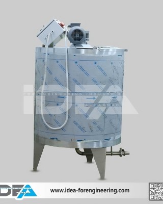 تنك استانلس سنجل 1000ليتر  - (Tank Single 1000L-316-M04)